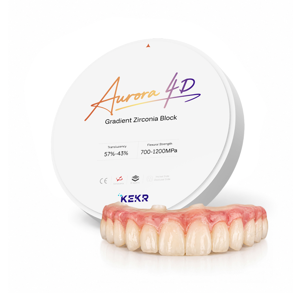 KEKR Aurora 4D zirconia